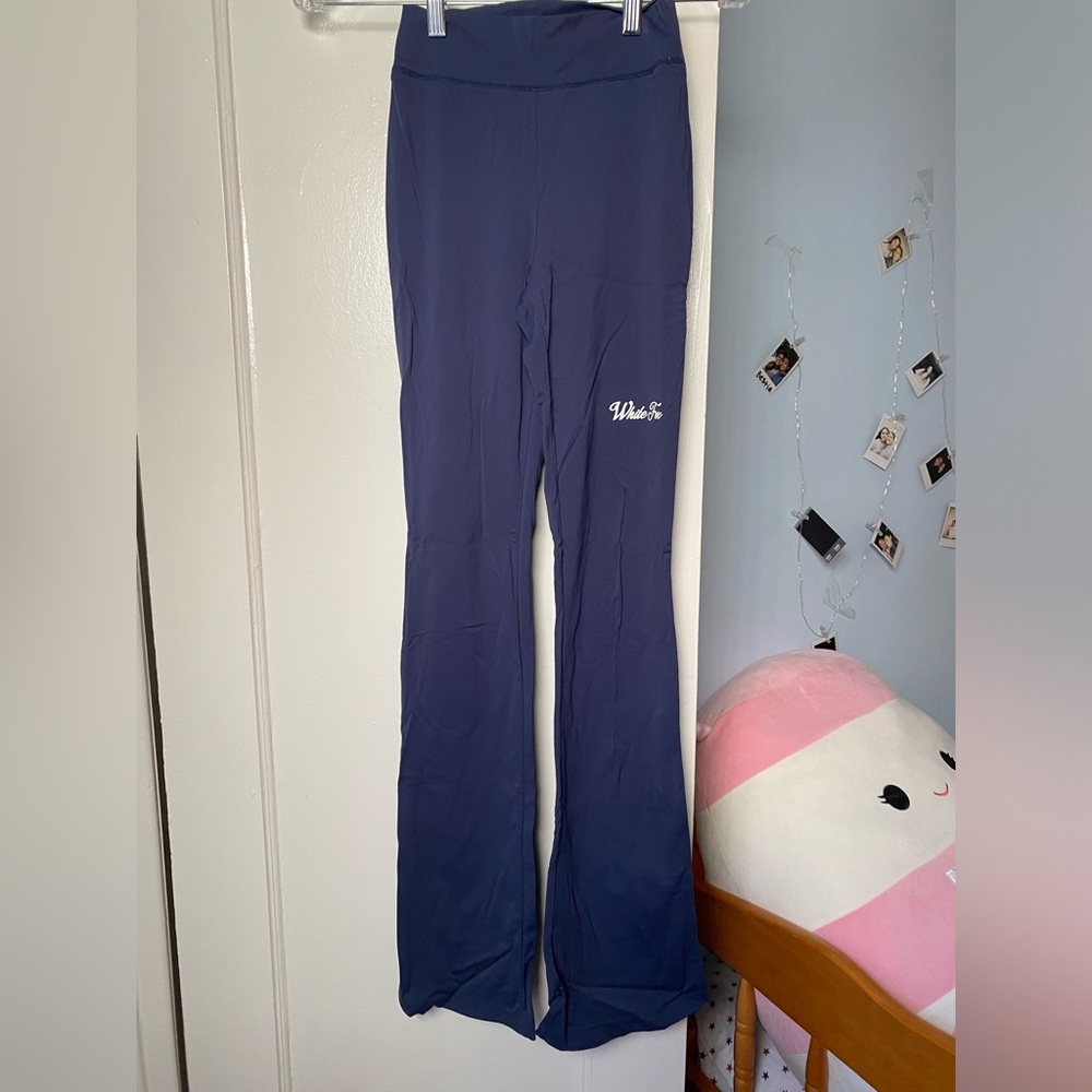 WHITE FOX navy flare pants